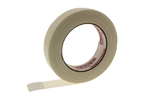 6pk HEAVY DUTY 1" in x 60 yd Utility Grade Fiberglass Reinforced Packing Filament Strapping Tape 3.9 Mil Thickness (.94 in, 25 MM)