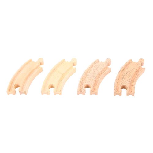 Bigjigs Rail BJT110 Short Curved Track (Pack of 4)