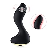 Utimi Vibrating Butt Plug Prostate Massager Anal Plug Butt Stopper with Unique Flame Shape for Men
