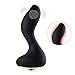 Utimi Vibrating Butt Plug Prostate Massager Anal Plug Butt Stopper with Unique Flame Shape for Men