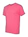 Hanes Men's X-Temp Performance T-Shirt, Neon Pink Heather, Large