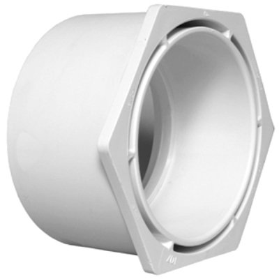 Photo 1 of Charlotte+++Schedule+40++4+in.+Spigot+++x+3+in.+Dia.+Hub++PVC++Flush+Bushing