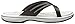 Skechers Women's Bayshore Newport Flip Flop,Black/White,8 M US