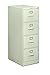 HON 4-Drawer Filing Cabinet - 310 Series Full-Suspension Legal File Cabinet, 26-1/2-Inch Drawers, Light Gray (H314)
