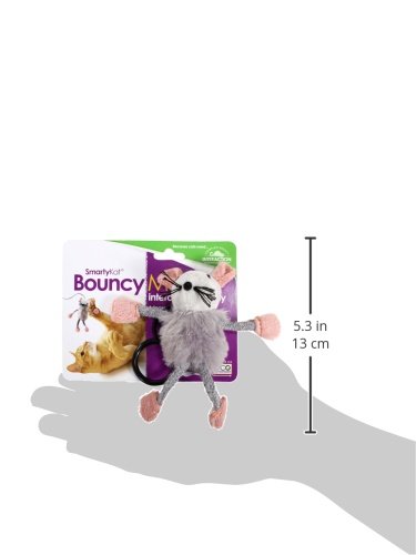 SmartyKat Bouncy Mouse Cat Toy Bungee Toy