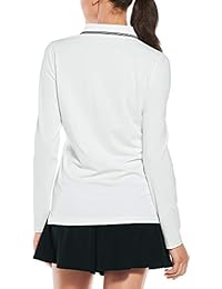 Coolibar UPF 50 + de manga larga para mujer Golf Polo - Protección solar