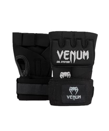 Venum, Kontact Gel Quick Wraps, Mens, L, Black/Silver