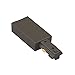 WAC Lighting H Track 120V Live End Power Feed Connector to Power Track from Either End for H Style 3-Wire Track Systems in Dark Bronze