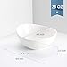Sweese 103.000 Porcelain Bowl - 28 Ounce for Cereal, Salad and Desserts - Set of 1, White