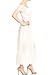 Anna-Kaci Women’s Boho-Chic Off-Shoulder Lace Maxi Dress with Smocked Detailing