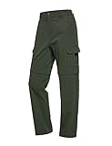 BALEAF Kids’ Convertible Pants Multi Cargo Pocket Lightweight Outdoor Pants