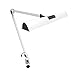 YOUKOYI A509 LED Swing Arm Architect Desk Lamp Clamp, Drafting Table Lamp for Reading/Working (2 Lighting Modes, 4-Level Dimmable, Eye Caring)-Silver