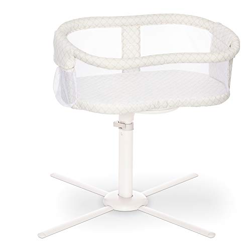 Halo BassiNest Swivel Sleeper, Baby Bassinet, Essentia Series, Nautical Net (Retired)