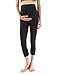 PattyBoutik Mama Shaping Series Maternity Crop Legging Yoga Pants (Black Small)