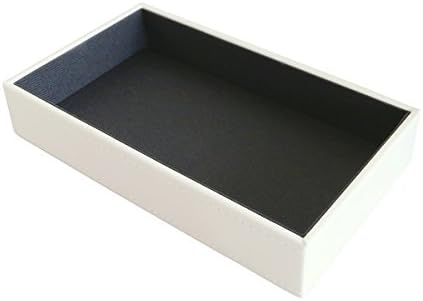 Gift Company Office Organizer Tray, MDF/PU Leather – White, Small, GC 77490 | 4030195698078