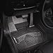 BMW All-Weather Front Floor Liners- Black - 328xi Coupe 2007-2008/ 335xi Coupe 2008/ 328i xDrive Coupe 2009-2012/ 335i xDrive Coupe 2009-2012/ 328i xDrive Sports Wagon 2009-2012/ 328xi Sports Wagon 2007-2008/ 325xi Sports Wagon 2006/ 325xi Sedan 2006