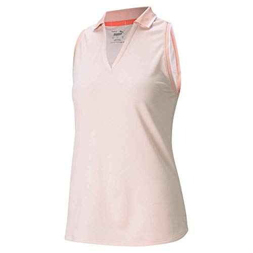 puma collarless golf shirt