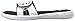 Under Armour Women's Ignite VII Slide, White (100)/Black, 6