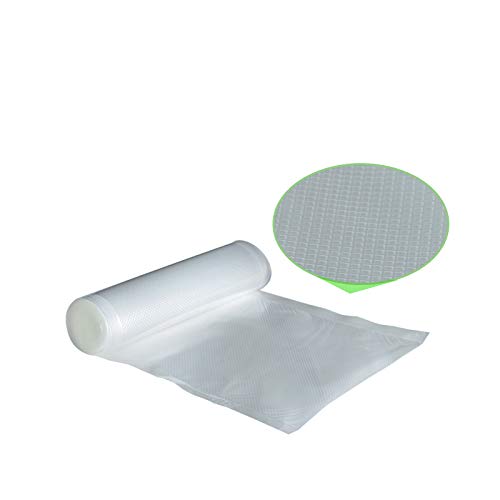 Virsus 2 goffrierte Vakuumrollen Vakuumierfolie Rolle 25 cm x 600 cm Vakuumbeutel für Vakuumierer Lebensmittel geeignet… – Bild 3