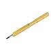 Professional Lip Brush Applicators Dual End Retractable Design Lipstick Brush Makeup Brush For Women and Girls (Gold)