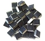Jennifer's Mosaics 1-Pound 3/8-Inch Deco Ceramic Mosaic Tile, Black