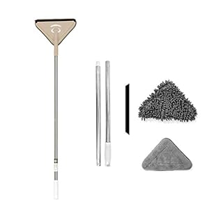 AWSA Microfiber Chenille Deep Clean Mop Instelbare Deep Clean Mop Flexibele 360 graden rotatie Deep Clean Mop…