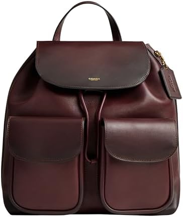 Amazon.com: COACH Kisslock Frame Backpack, B4/Dark Brown One Size :  Clothing, Shoes & Jewelry