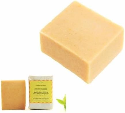 Exotic Care Fragrance free Organic All Natural Oats &amp; Goat Milk,Honey Cleansing Bar Soap weight Approximately 3.60 oz to 4.80 oz For Beautiful Glowing Younger Looking Skin
