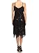 Anna Kaci Womens Fringe Sequin Strap Backless 1920s Flapper Party Mini Dress S Black