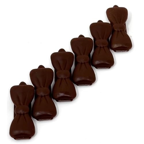 Mini Hair Clip for Pets Hair Accessories Dog Hair Clip 6 Pieces Hair Clips Cinnamon Brown 17