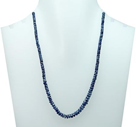 Arihant Gems & JewelsARIHANT GEMS & JEWELS Women's Silver Ring Neelam Single Line Blur Sapphire String by Arihant Gems and Jewels