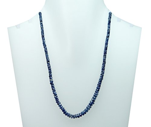 Arihant Gems & JewelsARIHANT GEMS & JEWELS Women's Silver Ring Neelam Single Line Blur Sapphire String by Arihant Gems and Jewels