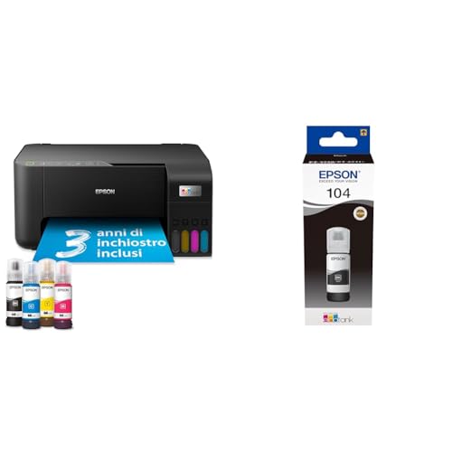 Epson EcoTank ET-2862 con Botella de Tinta Negra Adicional