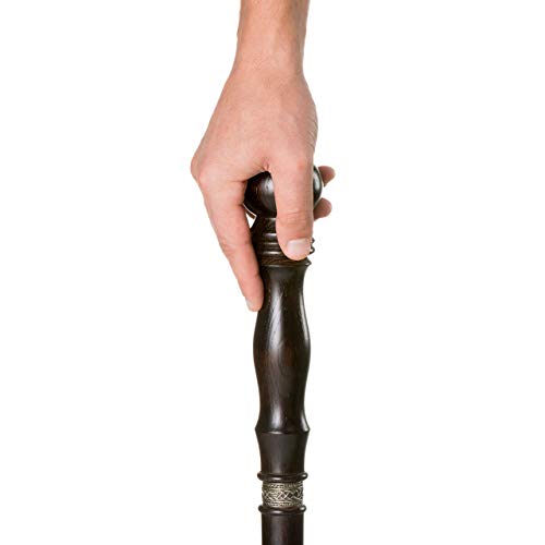 Fashionable Walking Cane for Men and Women - Carved Wooden Knob Canes - Walking Stick (#1) - Thumbnail 2