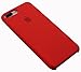 Soft Liquid Silicone iPhone 8 Plus Cover Case Inner Soft Microfiber Cloth Lining Cushion for iPhone 7 Plus/for iPhone 8 Plus (Red)