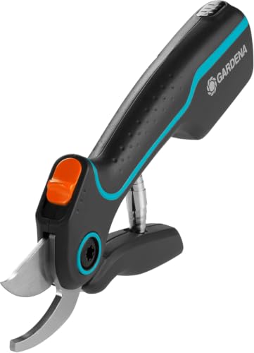 GARDENA AssistCut: battery-powered pruning shears with a cutting diameter of 25 mm, for easy and effortless cutting of branches, young shoots and flowers, with USB-C charging cable (12222-20)