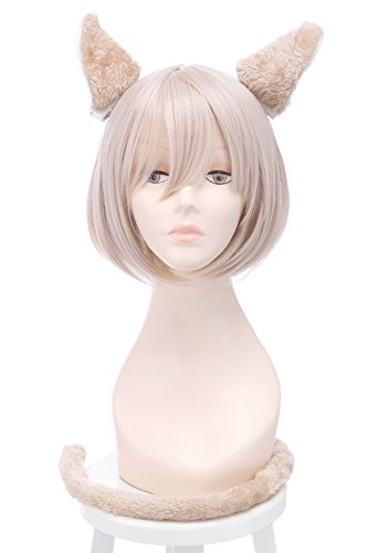 ROLECOS Felix Argyle Short Straight Cosplay Wigs Synthetic Hair Wig Light Brown