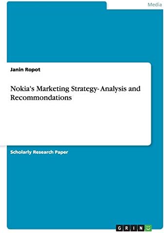 Nokia's Marketing Strategy- Analysis and Recommondations