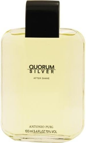 QUORUM SILVER by Antonio Puig AFTERSHAVE 3.4 OZ for MEN ---(Package Of 5)