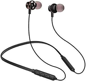 Silova HP17 Wireless Bluetooth Earphone Stereo Sports Wireless Portable Neckband Headset Compatible for All Smartphones 