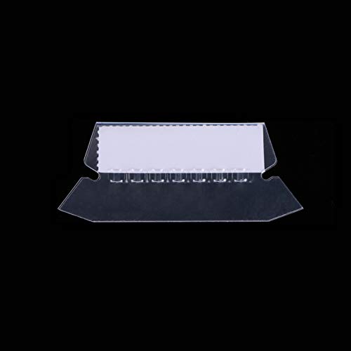Aunifun 250 Sets Hanging File Folders Tabs and Inserts White Label Inserts for Letter Size Files Folder Organizer Quick Identification, 2 Inch Hanging File Inserts