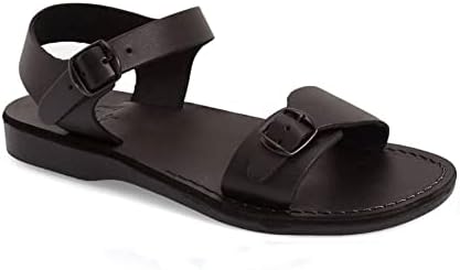 Amazon.com | Golan - Leather Two Strap Sandal - Mens Sandals  display picture 1