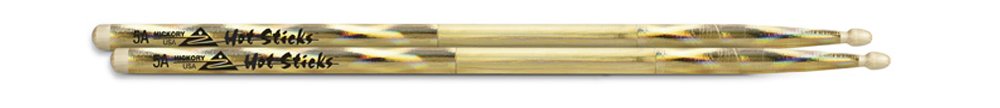 Hotsticks Macrolus Wood Tip 5A Drumsticks - Gold