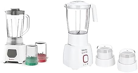 Moulinex Blendeo Blender With Grinder and Grater, 1.5L, 450W, White ...