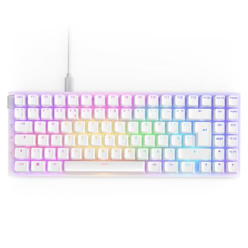 NZXT Function 2 MiniTKL - 2024 Optische Tenkeyless Gamingtastatur | RGB beleuchtet | 8K-Abfragerate | Lineare Opt. Switches | Einstellbare Auslösung |