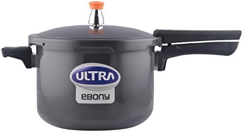 ELGI Ultra Aluminium Ebony 6.5L Hard Anodized Pressure Cooker