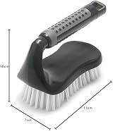 Addis ComfiGrip Floor Scrub Brush with Iron Handle Metallic Graphite 7x16x11 cm view 7