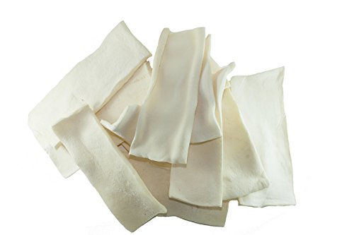 123 Treats - Rawhide Chips for Dogs (1 Pound Bag) Quality Dog Rawhide Chews - No Additives, Chemicals or Hormones from Natural Grass Fed Livestock