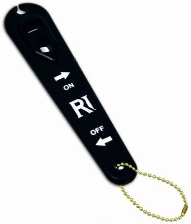 Plastic E cylinder oxygen wrench - with on/off arrows and chain, 5 PACK by Responsive Respiratory