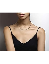 MiaBella - Collar de cordón de piel italiana de 0.079 in con cierre de plata de ley 925, joyería para hombres y mujeres de 14 a 16 a 18 a 20 a 22 a 24 a 26 pulgadas.